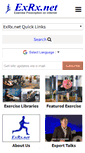 Mobile Screenshot of exrx.net